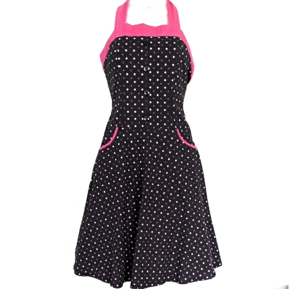 Morbid Threads Pink Dot Retro dress